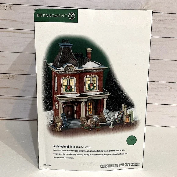 DEPARTMENT 56 - Architectural Antiques -Heritage Village - Christmas in the City - Picture 9 of 10